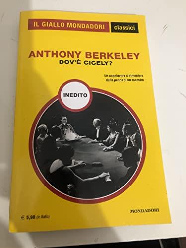 Dov'è Cicely? - Anthony Berkeley - copertina