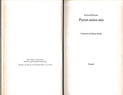 Pierrot amico mio - copertina