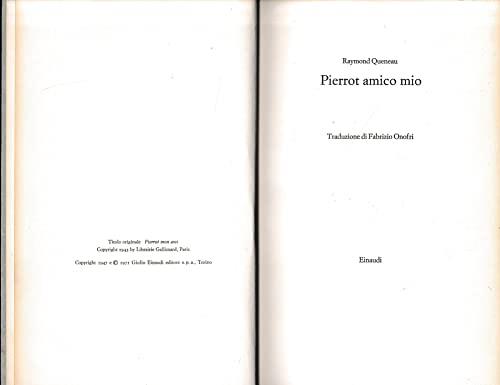Pierrot amico mio - copertina