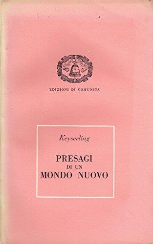Presagi di un mondo nuovo - copertina