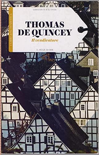 Il vendicatore - Thomas De Quincey - copertina