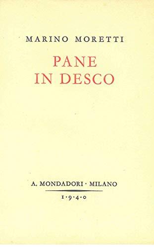 Pane in desco - Marino Moretti - copertina