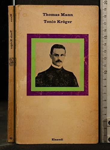 Tonio Kroger - Thomas Mann - copertina