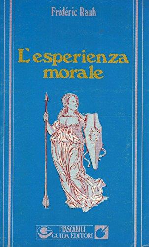 L' esperienza morale - copertina