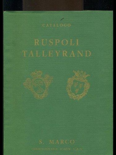 Catalogo dell'arredamento Talleyrand-Perigord Ruspoli - copertina