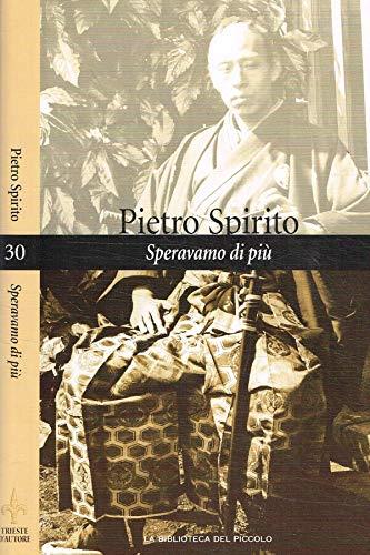 Speravamo di più - Pietro Spirito - copertina