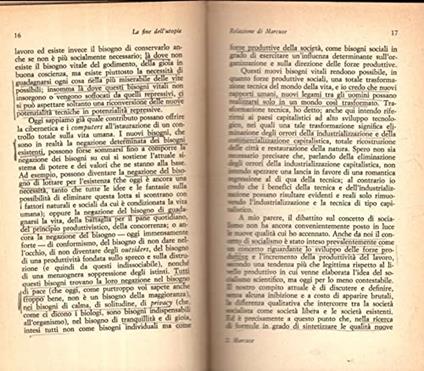 La fine dell'utopia - Herbert Marcuse - copertina