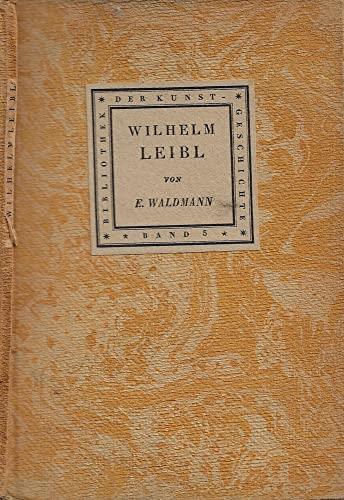 Wilhelm Leibl - E. Waldmann - copertina