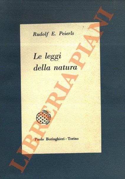 Le leggi della natura - copertina