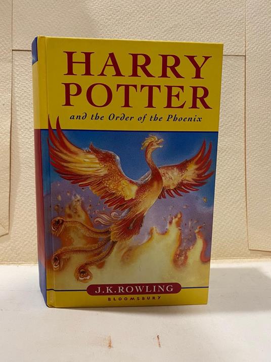 J.K. Rowling HARRY POTTER AND THE ORDER OF THE PHOENIX 1^ed - copertina