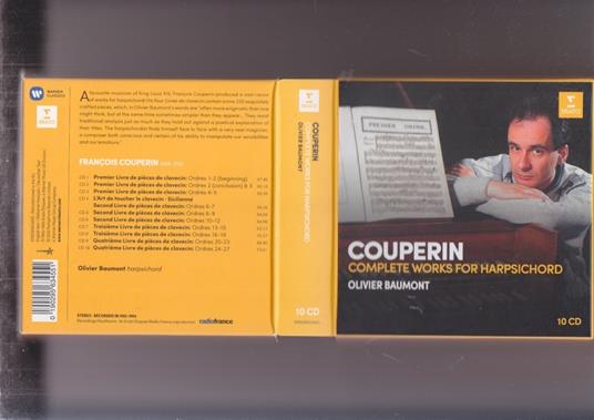 COUPERIN complete works for harpsichord - copertina