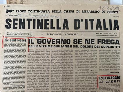 Rivista SENTINELLA D'ITALIA - copertina