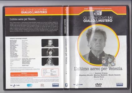DVD L'ULTIMO AEREO PER VENEZIA Daniele D'Anza puntate 1-4 - copertina