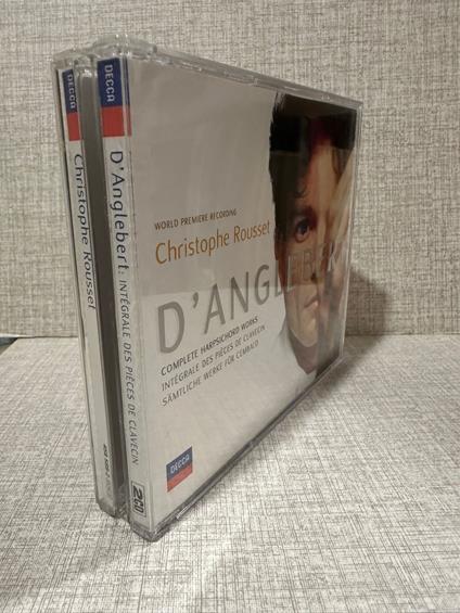 D'ANGLEBERT CHRISTOPHE Christophe Rousset – Complete Harpsichord Works CEMBALO CD - copertina