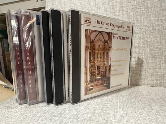 cd Dieterich BUXTEHUDE COMPLETE WORKS Volker Ellenberger – Dietrich Buxtehude Organ Music 1-2-3 and suites - copertina