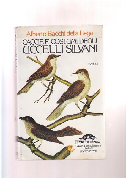 Caccie E Costumi Degli Uccelli Silvani - Alberto Bacchi Della Lega - copertina