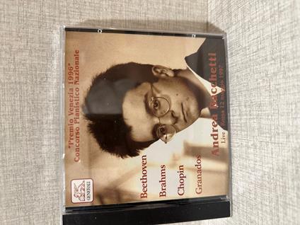CD ANDREA BACCHETTI live classica roma 1997 - copertina