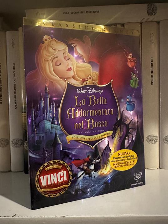 LA BELLA ADDORMENTATA NEL BOSCO 50o anniversario edizione speciale due dischi - Walt Disney - copertina