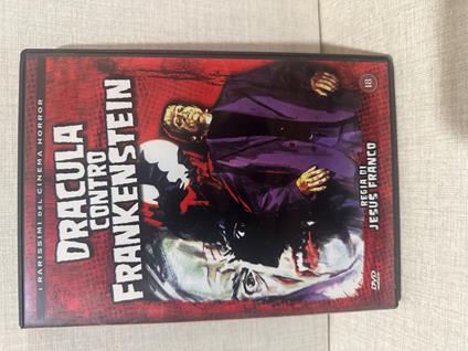 DRACULA CONTRO FRANKENSTEIN Horror Jesus Franco DVD - copertina