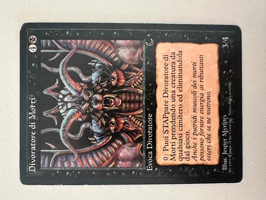 carta MAGIC DIVORATORE DI MORTI evoca 1995 italiana ottimo - copertina