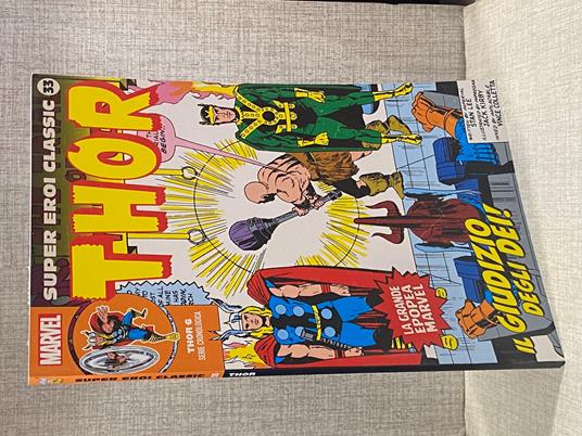 Fumetto Marvel Thor 33 Il Giudizio Degli Dei - copertina