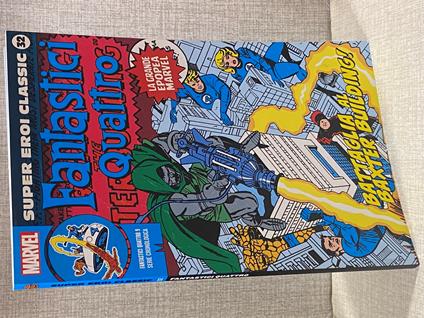 Fumetto Marvel Fantastici Quattro 32 Battaglia Al Baxter Building - copertina