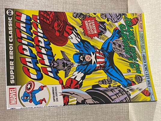Fumetto Marvel Capitan America 92 Se Il Passato Non Fosse Morto - copertina