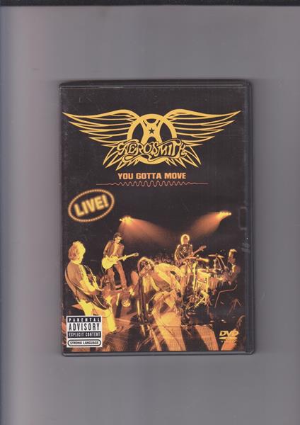AEROSMITH You Gotta move Live 2 DVD - copertina