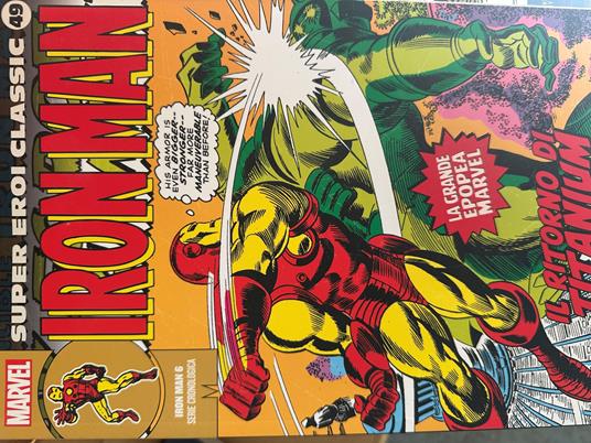 Fumetto Marvel IRON MAN N.49 panini - copertina
