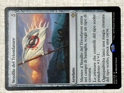 Carta Magic The Gathering VESSILLO DEL TRIONFATORE 2017 Nm 251/279 - copertina