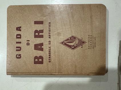 GUIDA DI BARI di Michele Gervasio Giovanni Mariotti 1928 editrice tirrena - copertina