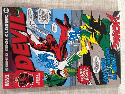 DEVIL 74 Fumetti Marvel ed Panini Electro E Gli Emissari Del Male - copertina
