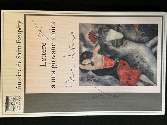 LETTERE AD UNA GIOVANE AMICA Antoine De Saint-Exupéry - Antoine de Saint-Exupéry - copertina