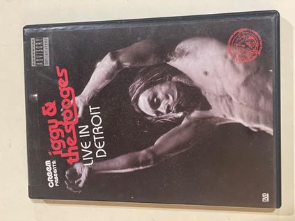 IGGY & THE STOOGES live in Detroid DVD music - copertina