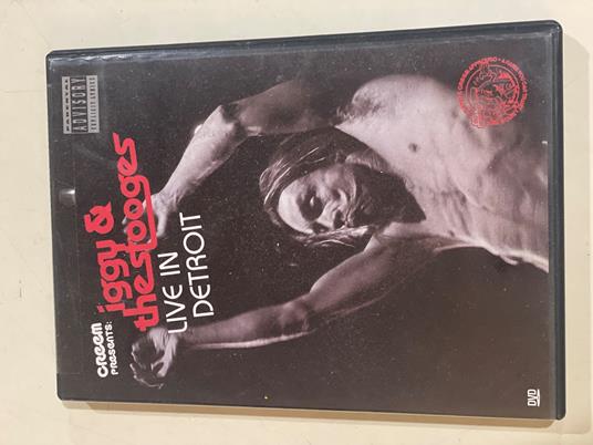 IGGY & THE STOOGES live in Detroid DVD music - copertina