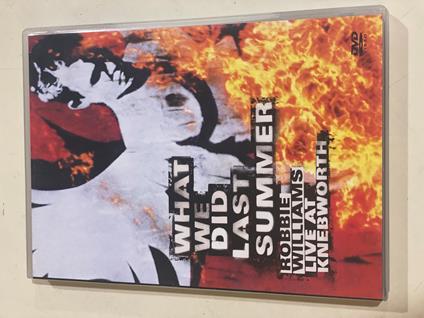 WHAT WE DID LAST SUMMER Robbie Williams Live at Knebworth Dvd Music - copertina