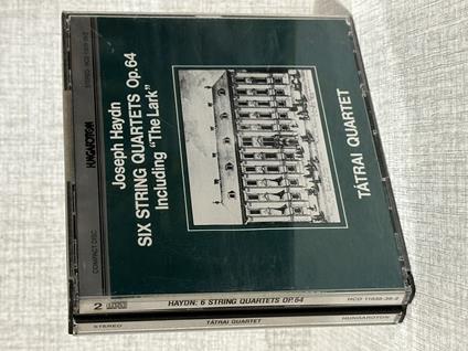 SIX STRING QUARTETS Op. 64 Including ''The Lark'' Tatrai Quartets - Joseph Haydn Cd - copertina