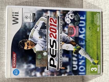 videogioco PES 2012 Pro Evolution Soccer Konami Nintendo Wii - copertina
