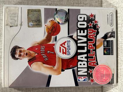 videogioco NBA Live 09 All-Play EaSports Nintendo Wii - copertina