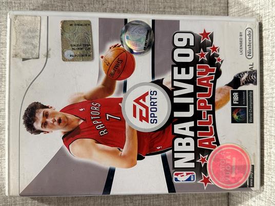 videogioco NBA Live 09 All-Play EaSports Nintendo Wii - copertina