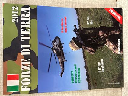 Rivista FORZE DI TERRA 2012 Rn Publishing Carabinieri Esercito - copertina