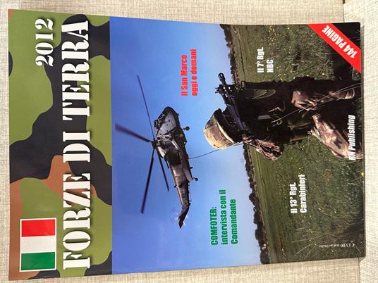 Rivista FORZE DI TERRA 2012 Rn Publishing Carabinieri Esercito - copertina