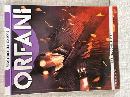 ORFANI L'Uomo Con Fucile ed Sergio Bonelli - copertina