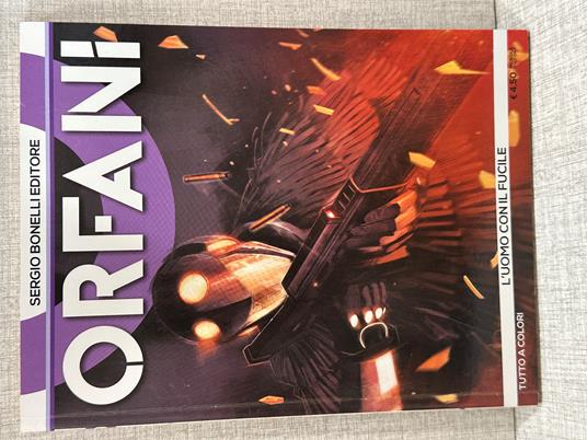 ORFANI L'Uomo Con Fucile ed Sergio Bonelli - copertina
