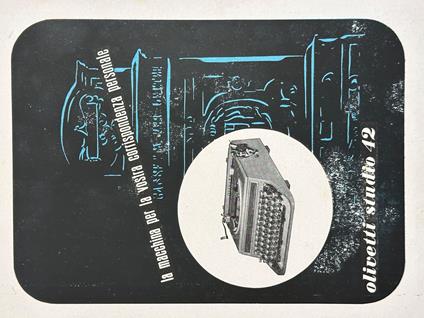 Pubblicità Originale Anni 30 OLIVETTI Studio 42 - copertina