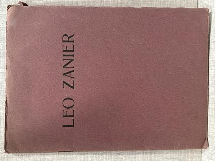 Mostra Postuma LEO ZANIER Trieste XVI - copertina
