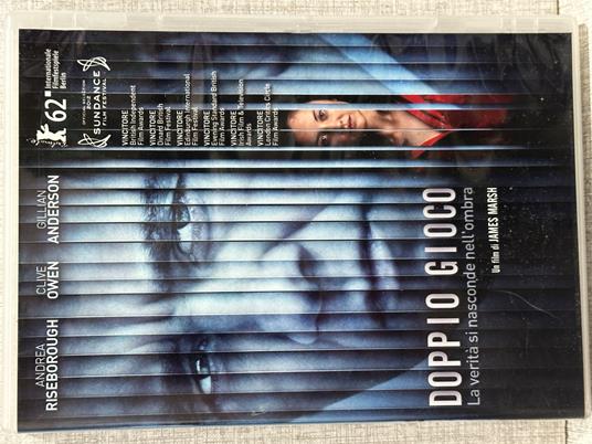 Dvd DOPPIO GIOCO James Marsh Movie Max - copertina
