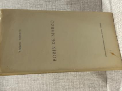 BORIN DE MARZO Sergio Pirnetti ed Italo Svevo Trieste - copertina