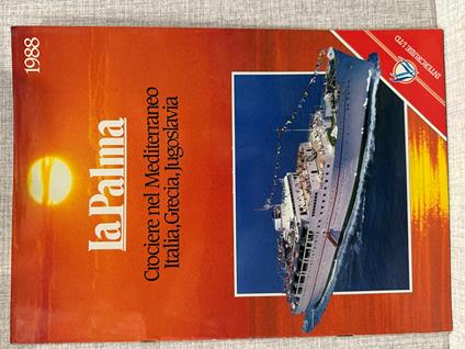 brochure navi ship INTERCRUISE ltd cruise La Palma 1988 - copertina