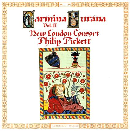 CD CARMINA BURANA vol.2 new london consort PHILIP PICKETT cofanetto + libretto - copertina